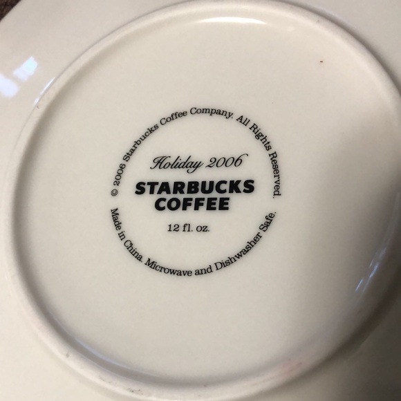 🛍️5/$20🛍️Two Starbucks saucers with raised design in the centre. - Picture 5 of 5